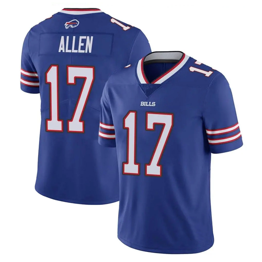 Rebec B.Bills #17 Josh Allen Player Royal Vapor Untouchable Limited Stitched Jerseys