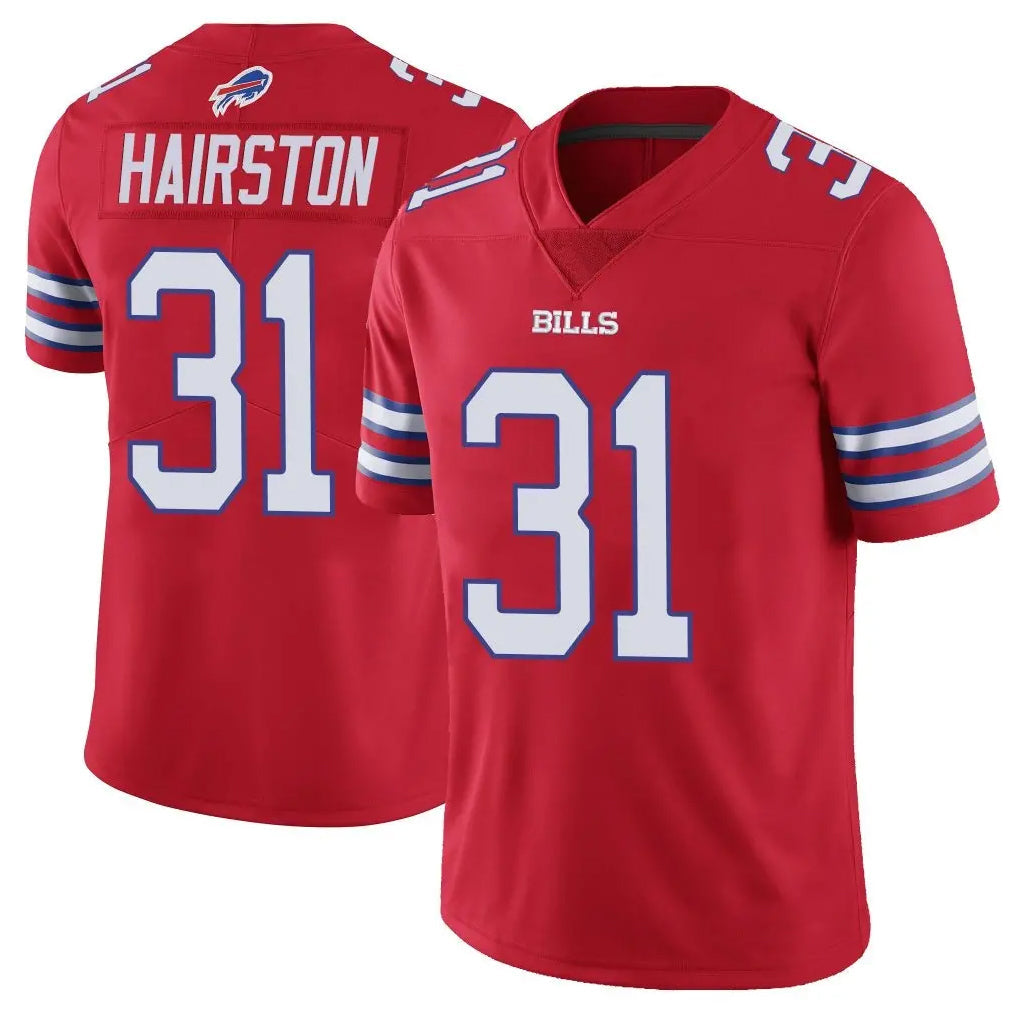 Rebec B.Bills #31 Maxwell Hairston Player Red Vapor Untouchable Limited Home Game Stitched Jerseys