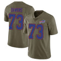 Rebec B.Bills #73 Dion Dawkins Player Olive Salute To Service Limited Stitched Jerseys