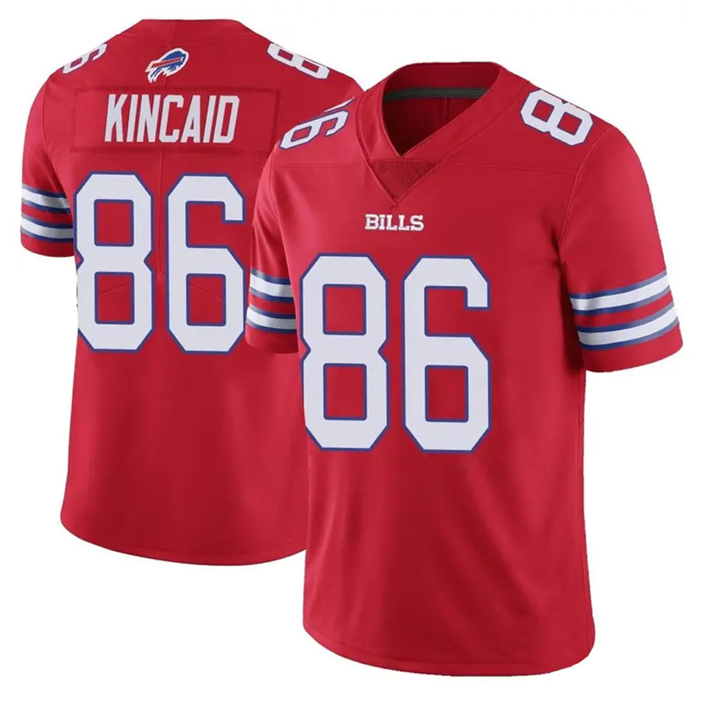 Rebec B.Bills #86 Dalton Kincaid Player Red Vapor Untouchable Limited Stitched Jerseys