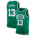 Rebec B.Celtics #13 Paul George Kelly Green Swingman Jerseys - Icon Edition