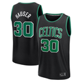 Rebec B.Celtics #30 Sam Hauser Black Fast Break Replica Player Jerseys - Statement Edition