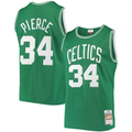 Rebec B.Celtics #34 Paul Pierce Mitchell & Ness Kelly Green Hardwood Classics Swingman Jerseys