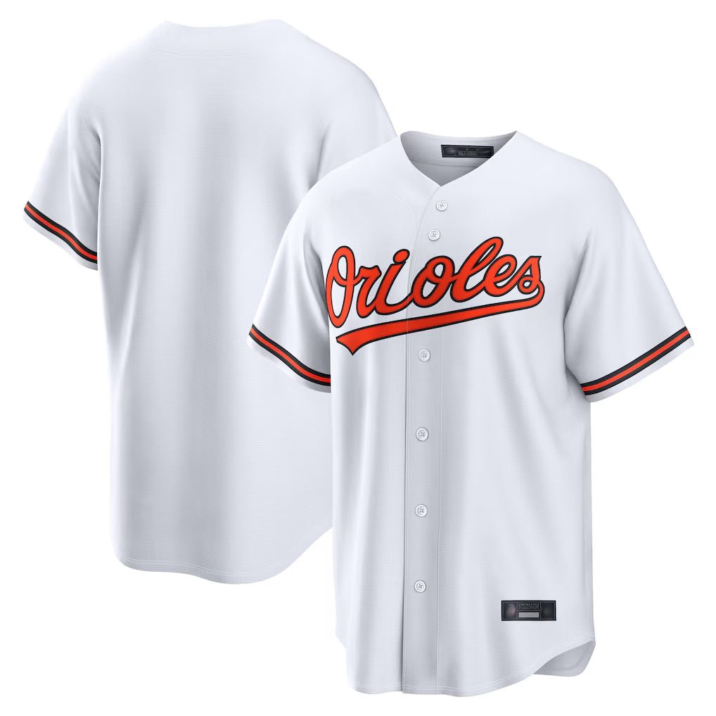 Rebec B.Orioles White Home Game Blank Player Stitched Jerseys
