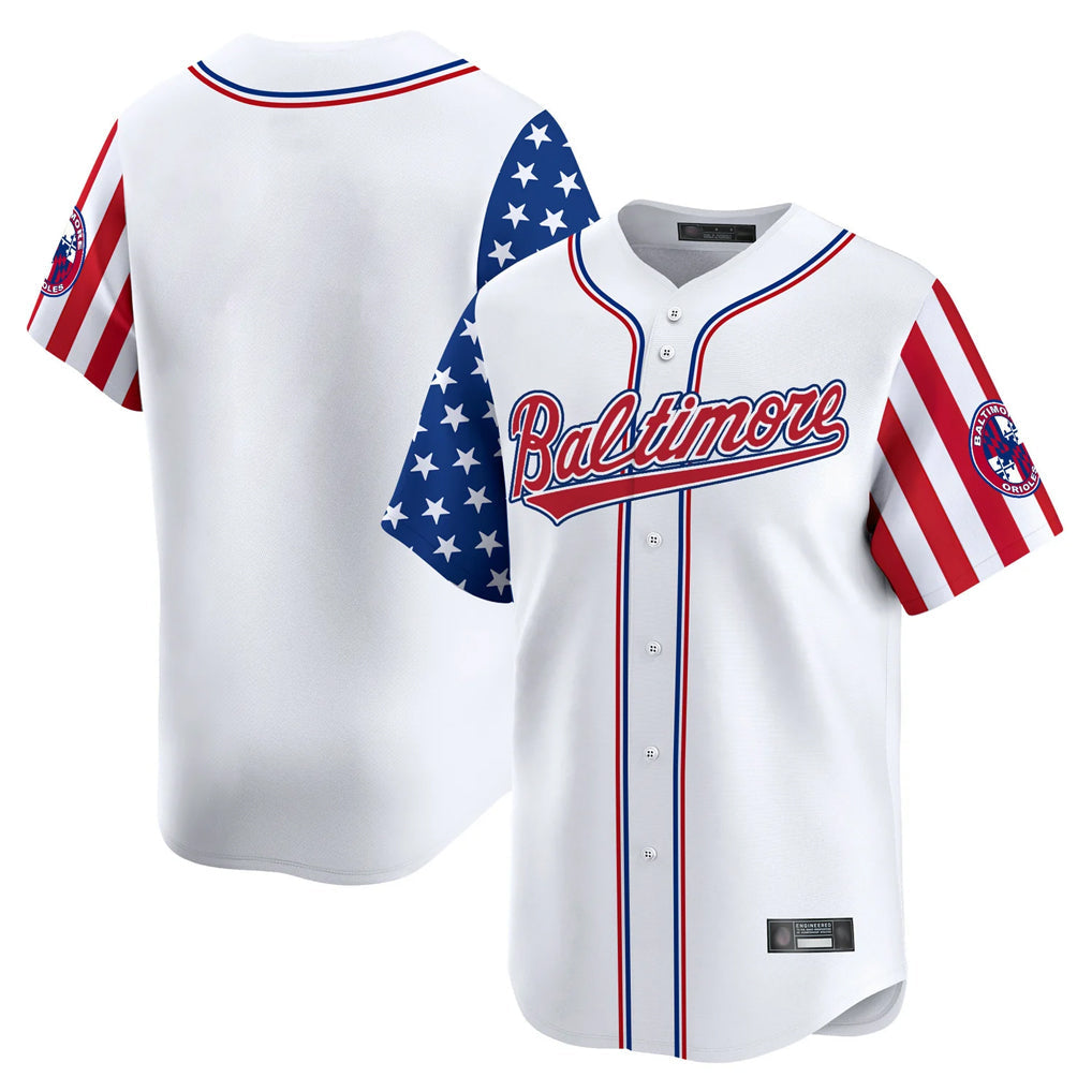 Rebec B.Orioles White Independence Day Vapor Premier Limited Home Game Blank Player Stitched Jerseys