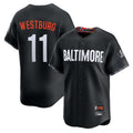 Rebec B.Orioles #11 Jordan Westburg Player Black City Connect Limited Home Game Stitched Jerseys