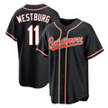 Rebec B.Orioles #11 Jordan Westburg Player Black Snake Skin City Home Game Stitched Jerseys