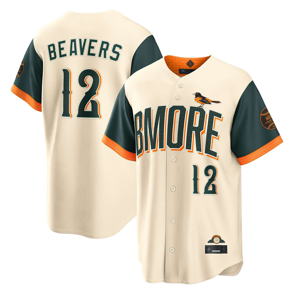 Rebec B.Orioles #12 Dylan Beavers Player Cream 2026 City Connect Home Game Stitched Jerseys