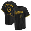 Rebec B.Orioles #2 Gunnar Henderson Player Black Snake Skin City Home Game Stitched Jerseys