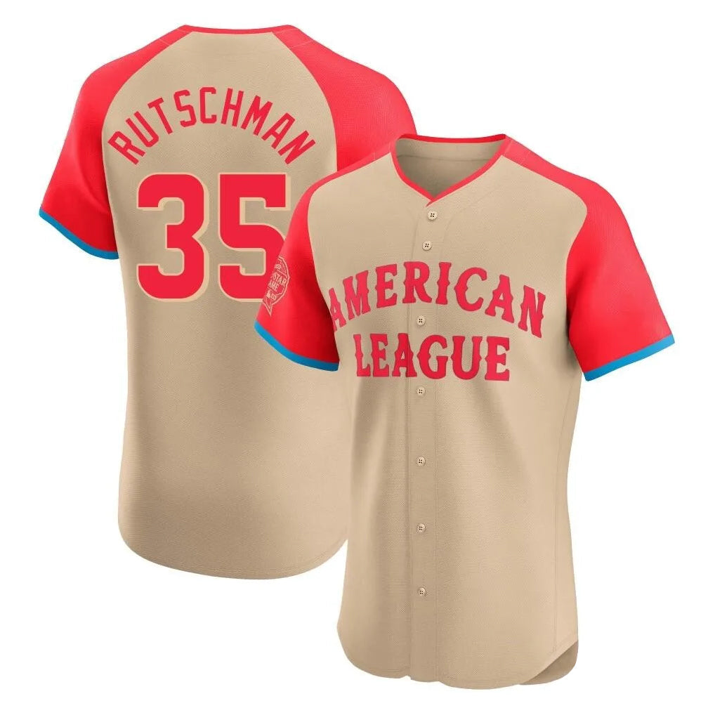 Rebec B.Orioles #35 Adley Rutschman Cream American League All-Star Limited Elite Home Game Stitched Jerseys