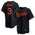 Rebec B.Orioles #3 Taylor Ward Player Black Home Game Stitched Jerseys