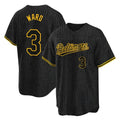 Rebec B.Orioles #3 Taylor Ward Player Black Snake Skin City Home Game Stitched Jerseys