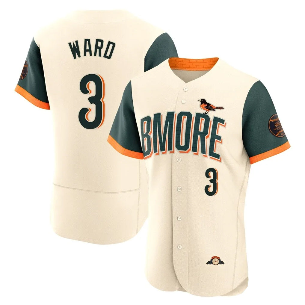 Rebec B.Orioles #3 Taylor Ward Player Cream 2026 City Connect Limited Elite Home Game Stitched Jerseys