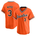 Rebec B.Orioles #3 Taylor Ward Player Orange T-shirt Limited Home Game Stitched Jerseys