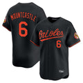 Rebec B.Orioles #6 Ryan Mountcastle Player Black Limited Home Game Stitched Jerseys