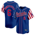 Rebec B.Orioles #6 Ryan Mountcastle Player Royal Independence Day Vapor Premier Limited Home Game Stitched Jerseys
