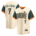 Rebec B.Orioles #7 Jackson Holliday Player Cream 2026 City Connect Home Game Stitched Jerseys