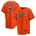 Rebec B.Orioles #7 Jackson Holliday Player Orange Home Game Stitched Jerseys