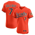 Rebec B.Orioles #7 Jackson Holliday Player Orange Limited Elite Home Game Stitched Jerseys