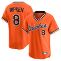 Rebec B.Orioles #8 Cal Ripken Player Orange T-shirt Limited Home Game Stitched Jerseys