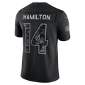 Rebec B.Ravens #14 Kyle Hamilton Black 2026 Salute to Service Stitched Limited Jersey