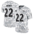 Rebec B.Ravens #22 Derrick Henry Player Arctic Camo Salute to Service Limited Stitched Jerseys