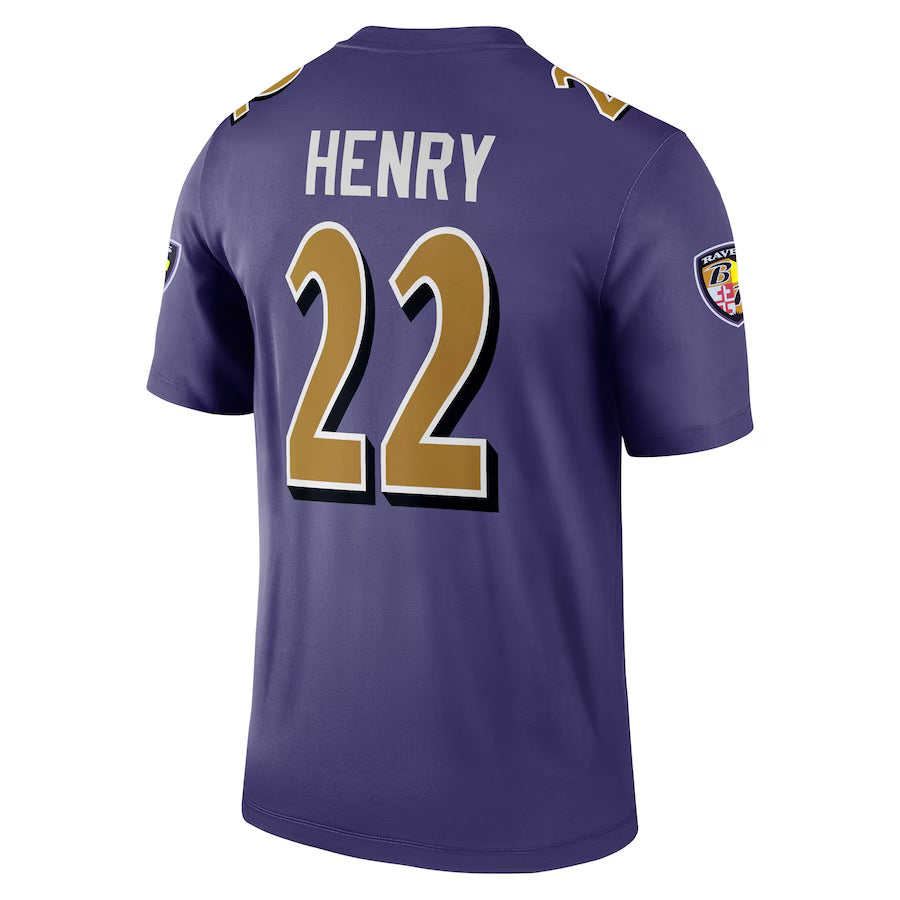 Rebec B.Ravens #22 Derrick Henry Player Purple Legend Performance Game Stitched Jerseys
