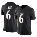 Rebec B.Ravens #6 Ja'Kobi Lane Black Vapor F.U.S.E. Limited American Football Jerseys Size