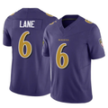 Rebec B.Ravens #6 Ja'Kobi Lane Purple Vapor F.U.S.E. Limited Stitched American Football Jerseys Size