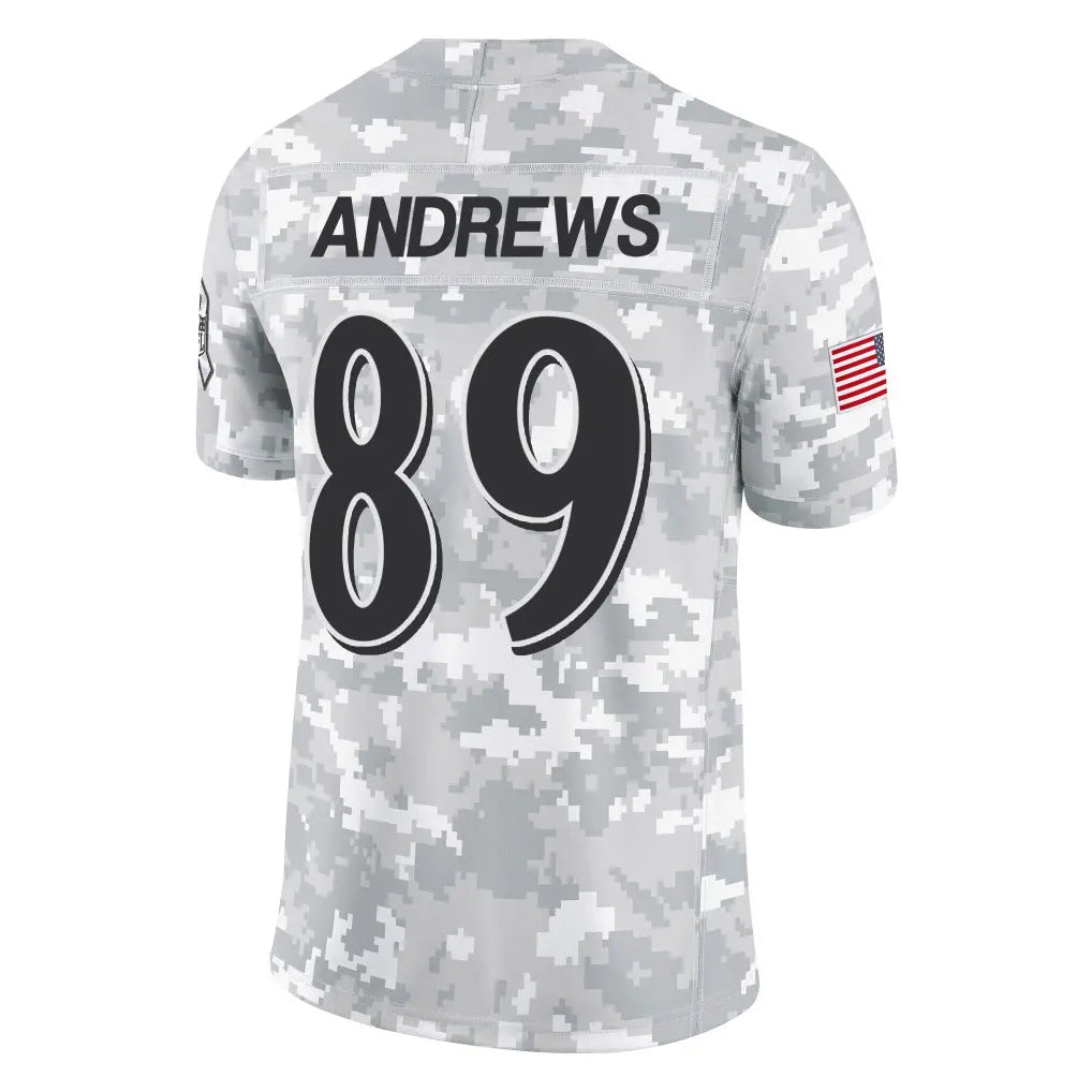 Rebec B.Ravens #89 Mark Andrews Player Arctic Camo Salute to Service Limited Stitched Jerseys