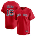 Rebec B.Red Sox #16 Jarren Duran Player Red Limited Home Game Stitched Jersey