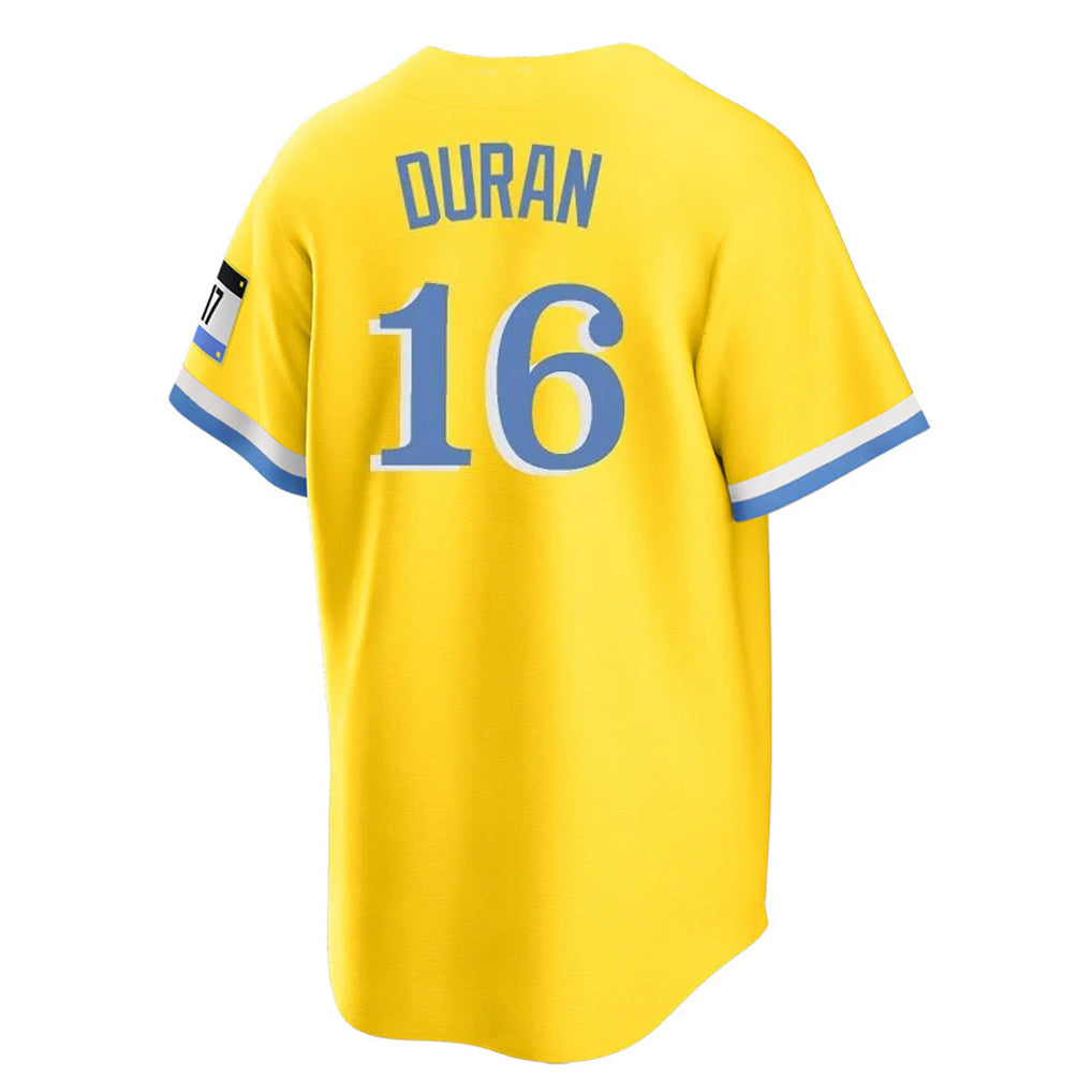 Rebec B.Red Sox #16 Jarren Duran Player Yellow Home Game Stitched Jerseys