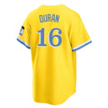 Rebec B.Red Sox #16 Jarren Duran Player Yellow Home Game Stitched Jerseys