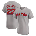 Rebec B.Red Sox #22 Garrett Whitlock Player Gray Road Limited Elite Home Game Stitched Jerseys