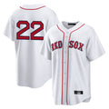 Rebec B.Red Sox #22 Garrett Whitlock Player White Home Game Stitched Jerseys