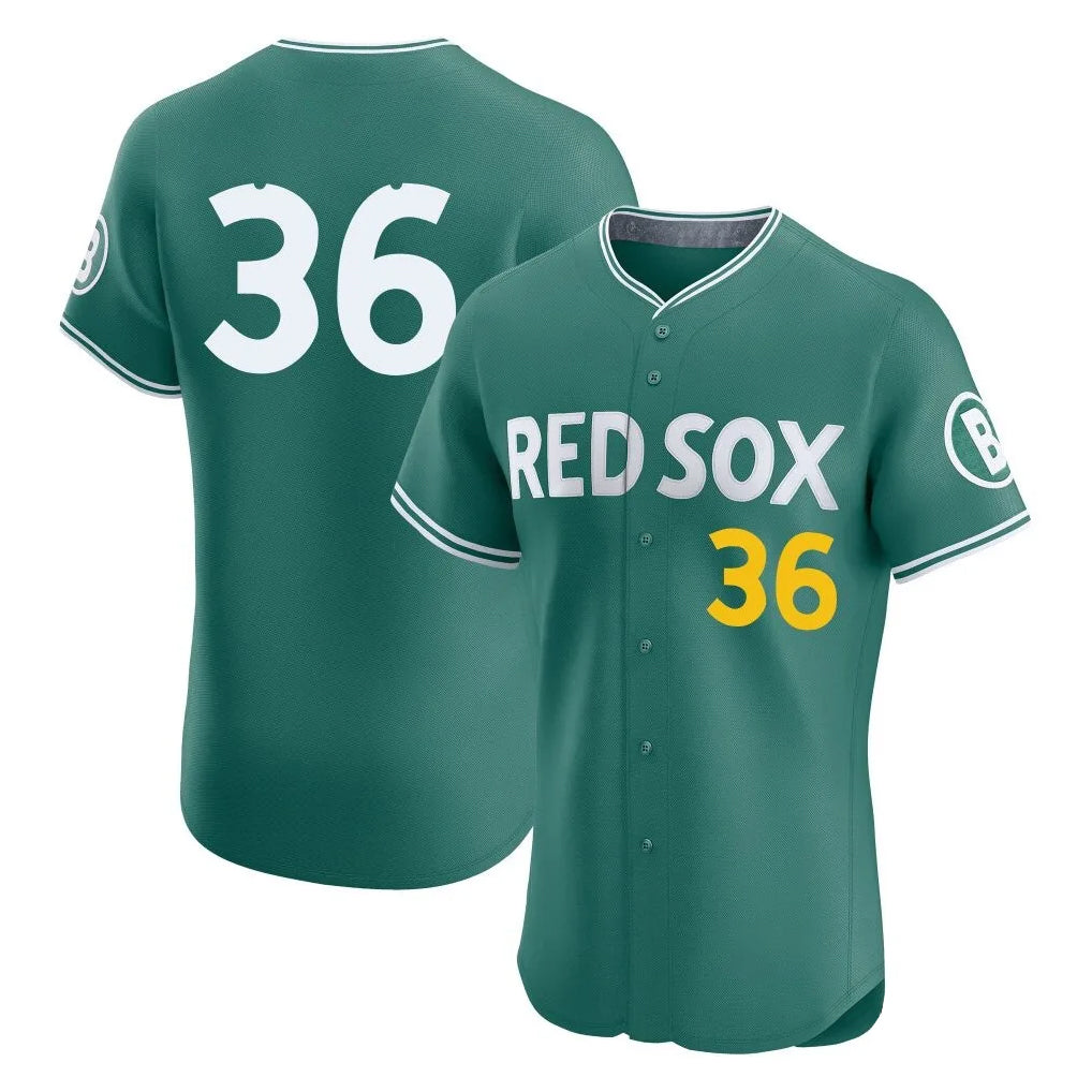 Rebec B.Red Sox #36 Triston Casas Player Green City Connect Limited Elite Home Game Stitched Jersey