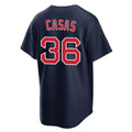 Rebec B.Red Sox #36 Triston Casas Player Navy Home Game Stitched Jerseys