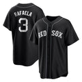 Rebec B.Red Sox #3 Ceddanne Rafaela Player Black Home Game Stitched Jerseys