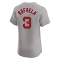 Rebec B.Red Sox #3 Ceddanne Rafaela Player Gray Road Limited Elite Home Game Stitched Jerseys