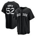 Rebec B.Red Sox #52 Wilyer Abreu Player Black Home Game Stitched Jerseys