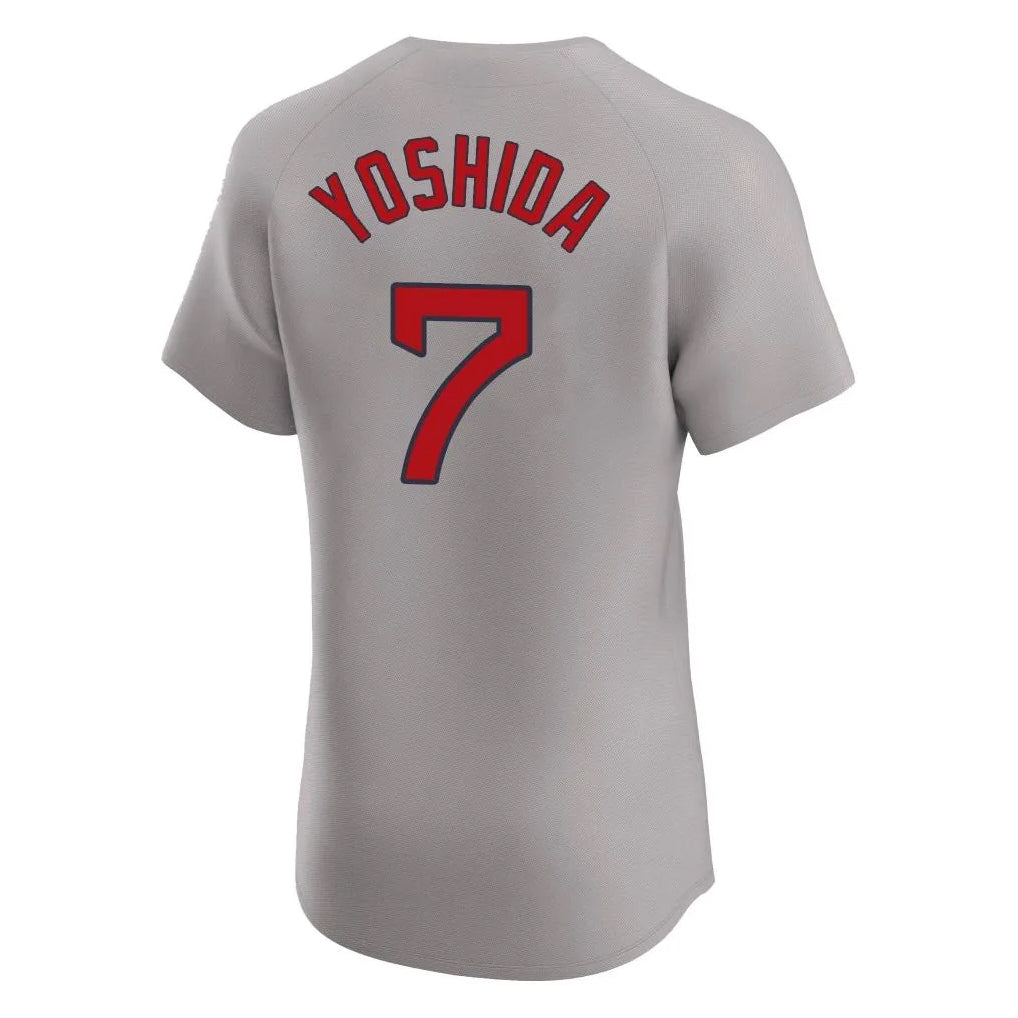 Rebec B.Red Sox #7 Masataka Yoshida Player Gray Road Limited Elite Home Game Stitched Jerseys