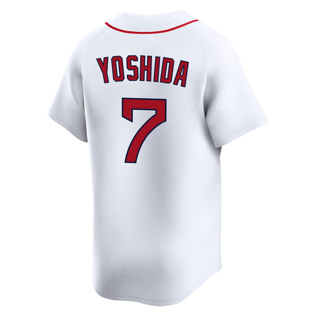 Rebec B.Red Sox #7 Masataka Yoshida Player White Limited Home Game Stitched Jerseys