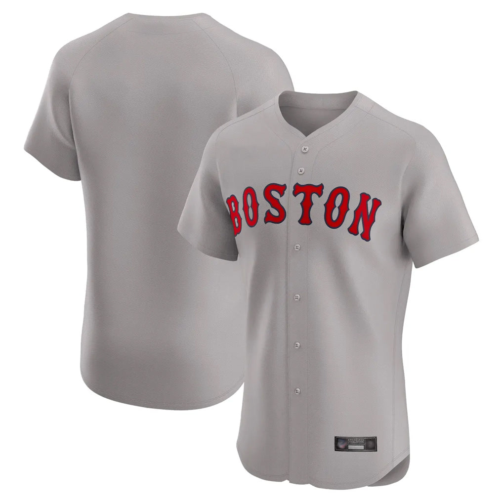 Rebec B.Red Sox Blank Player Gray Road Limited Home Game Stitched Jerseys