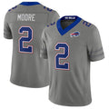 Rebec B.Bills #2 D.J. Moore Gray F.U.S.E. 2026 Nickel City Vapor Football Stitched Jersey