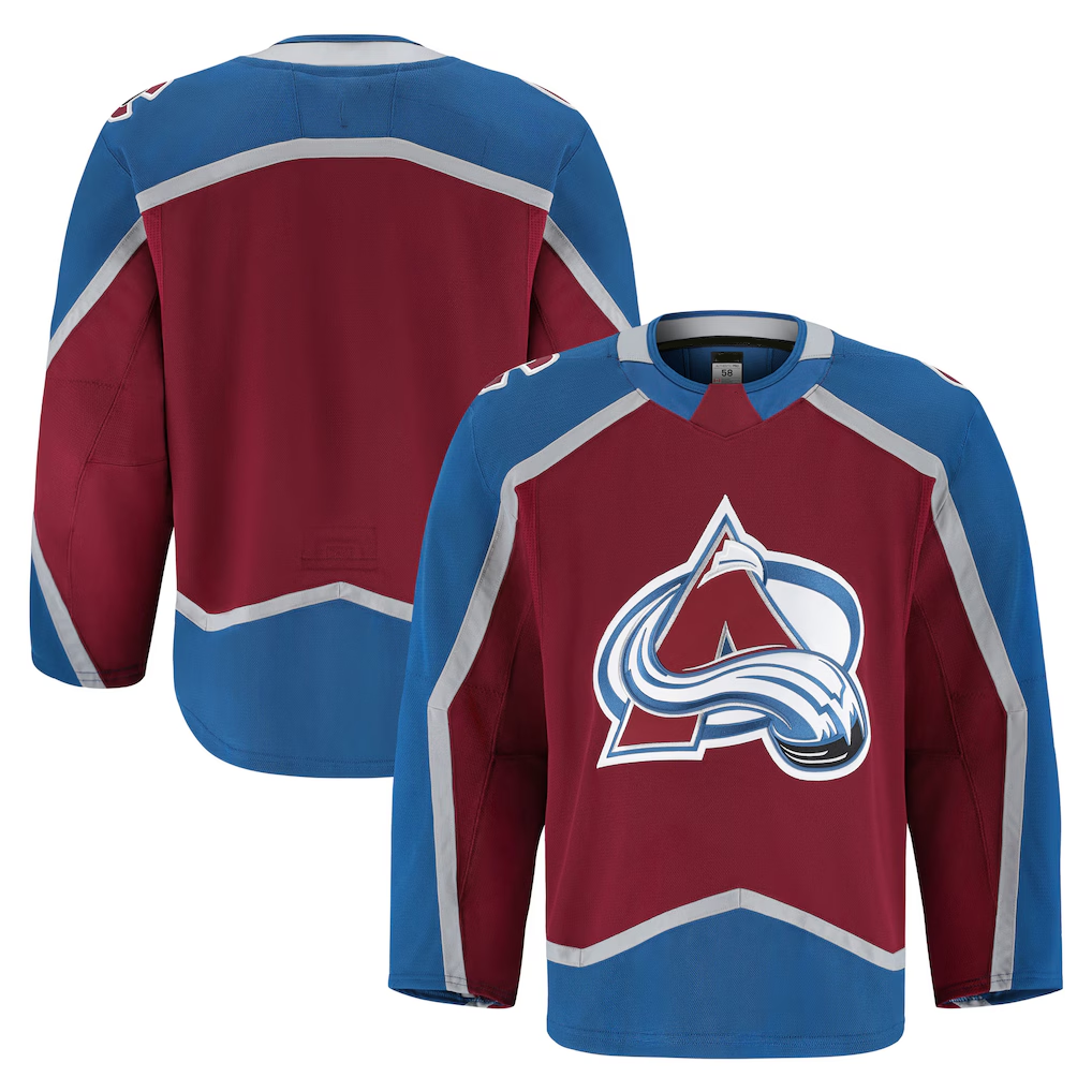 Rebec C.Avalanche Burgundy Home Authentic Pro Jerseys