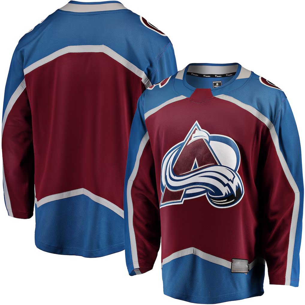 Rebec C.Avalanche Maroon Breakaway Home Jerseys