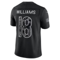 Rebec  C.Bears #18 Caleb Williams Black 2026 Salute to Service Stitched Limited Jersey