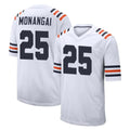 Rebec C.Bears #25 Kyle Monangai Player White Classic Home Game Stitched Jerseys