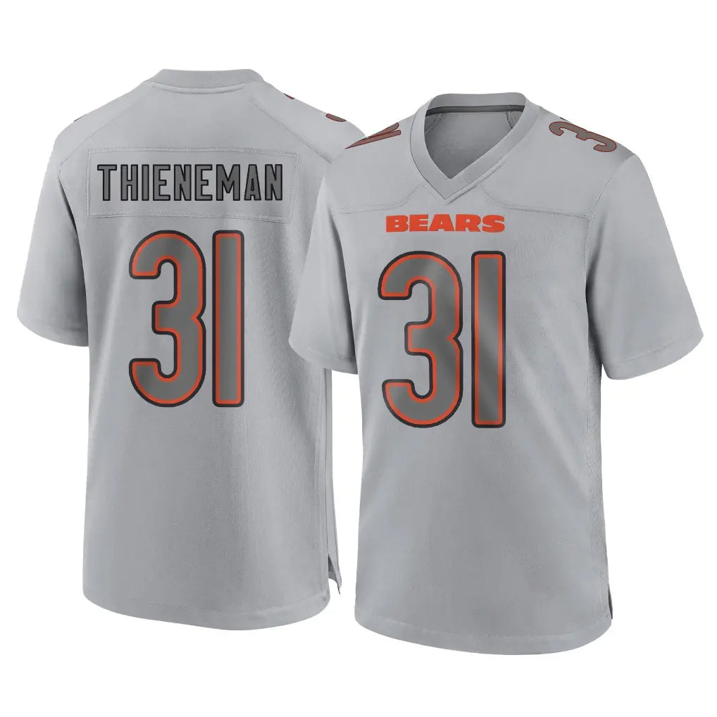 Rebec C.Bears #31 Dillon Thieneman Player Gray Atmosphere Fashion Game Stitched Jerseys