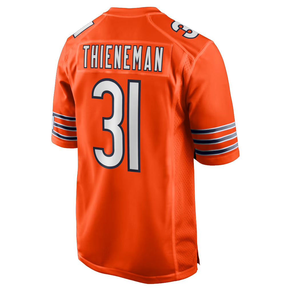 Rebec C.Bears #31 Dillon Thieneman Player Orange Home Game Stitched Jerseys